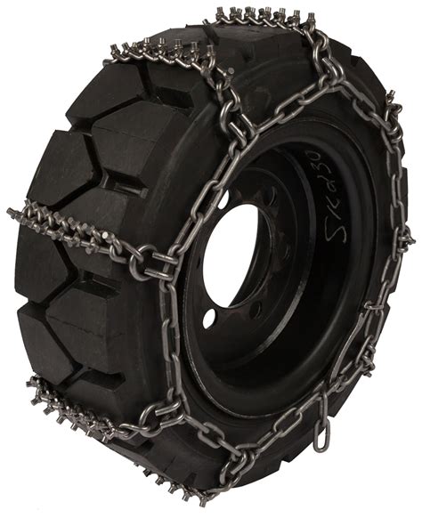 14 17.5 skid steer tire chains|wheels for tractor tire chains.